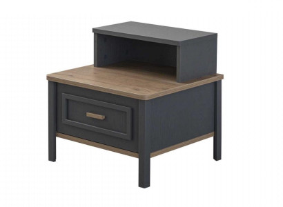 Bedside table Consoles Nightstands Wood Gray Bedroom Classic